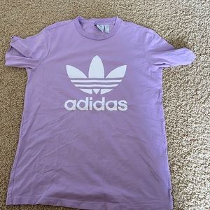 Women’s adidas lavender graphic tee